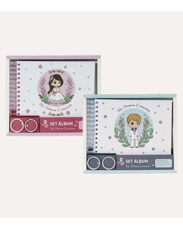 Set de Álbum de Fotos Mi Primera Comunión