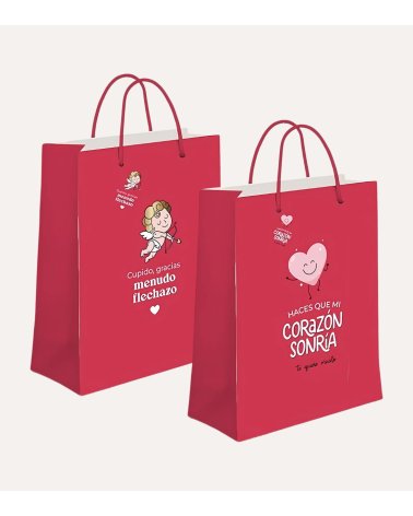 Bolsa de Regalo Enamorados de Papel