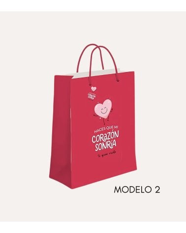 Bolsa de Regalo Enamorados de Papel