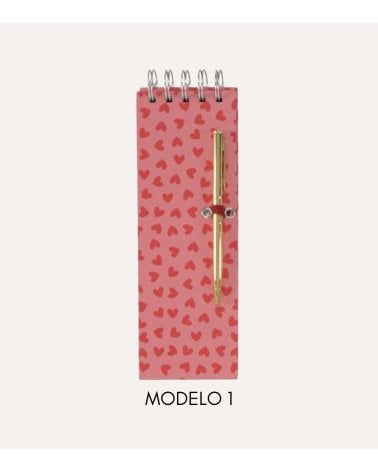 Set de Libreta de Corazones con Boli