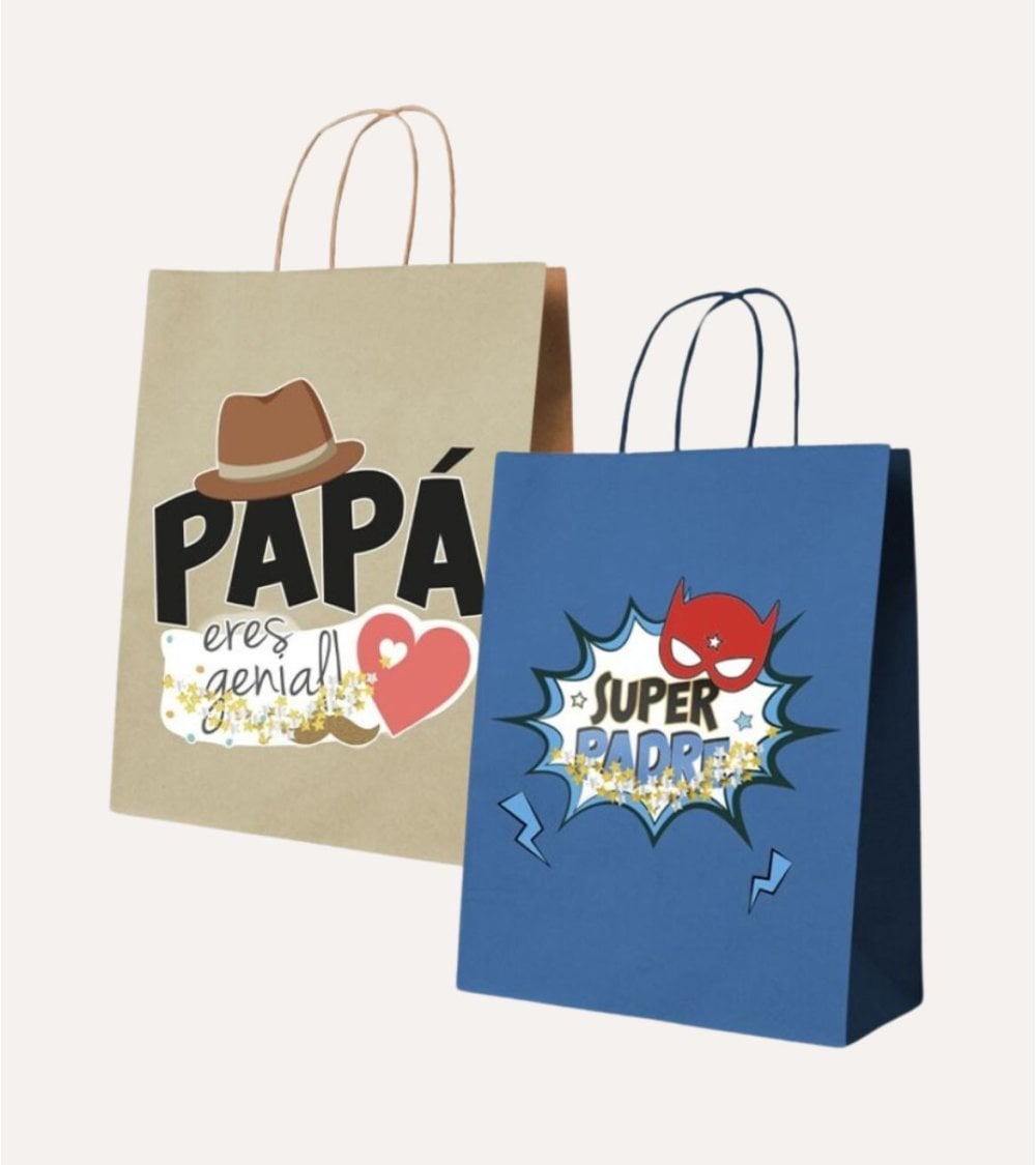 Cumpleaños Papa Amazon Regalos Dia Del Padre Bolsas De Papel