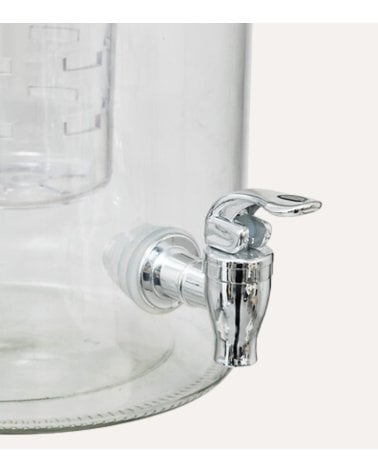 Dispensador de Bebidas Fuzy de Cristal con Filtro