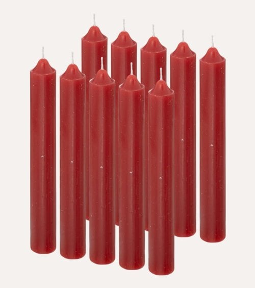 Set de 10 Velas Largas Hugo