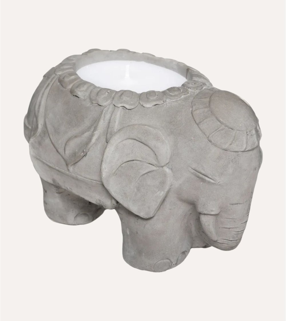 Vela de Cintronela en Elefante de Cemento Vela de Cintronela en Elefante de Cemento