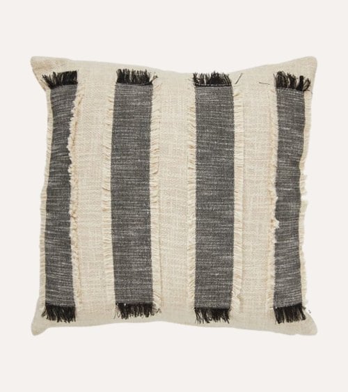 Cojín con Relleno Malakite con Flecos