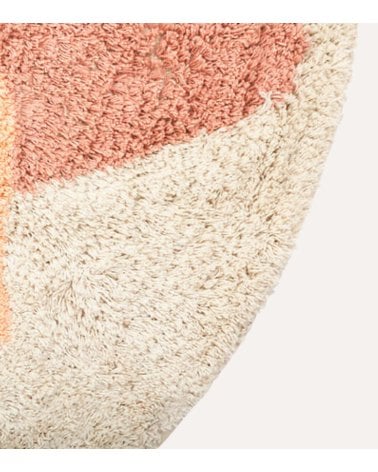 Alfombra Infantil Redonda de Flor