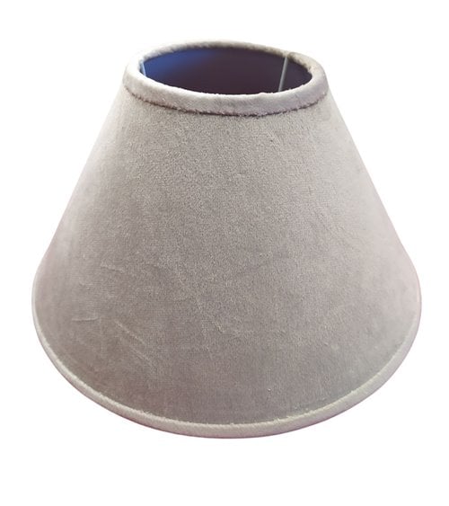 Pantalla Cónica de Terciopelo Velvet