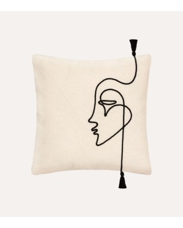 Funda de Cojín Visage de Algodón