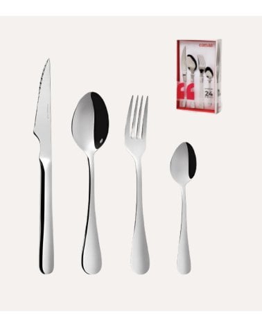 Set de 24 Cubiertos Sevilla con Chuletero