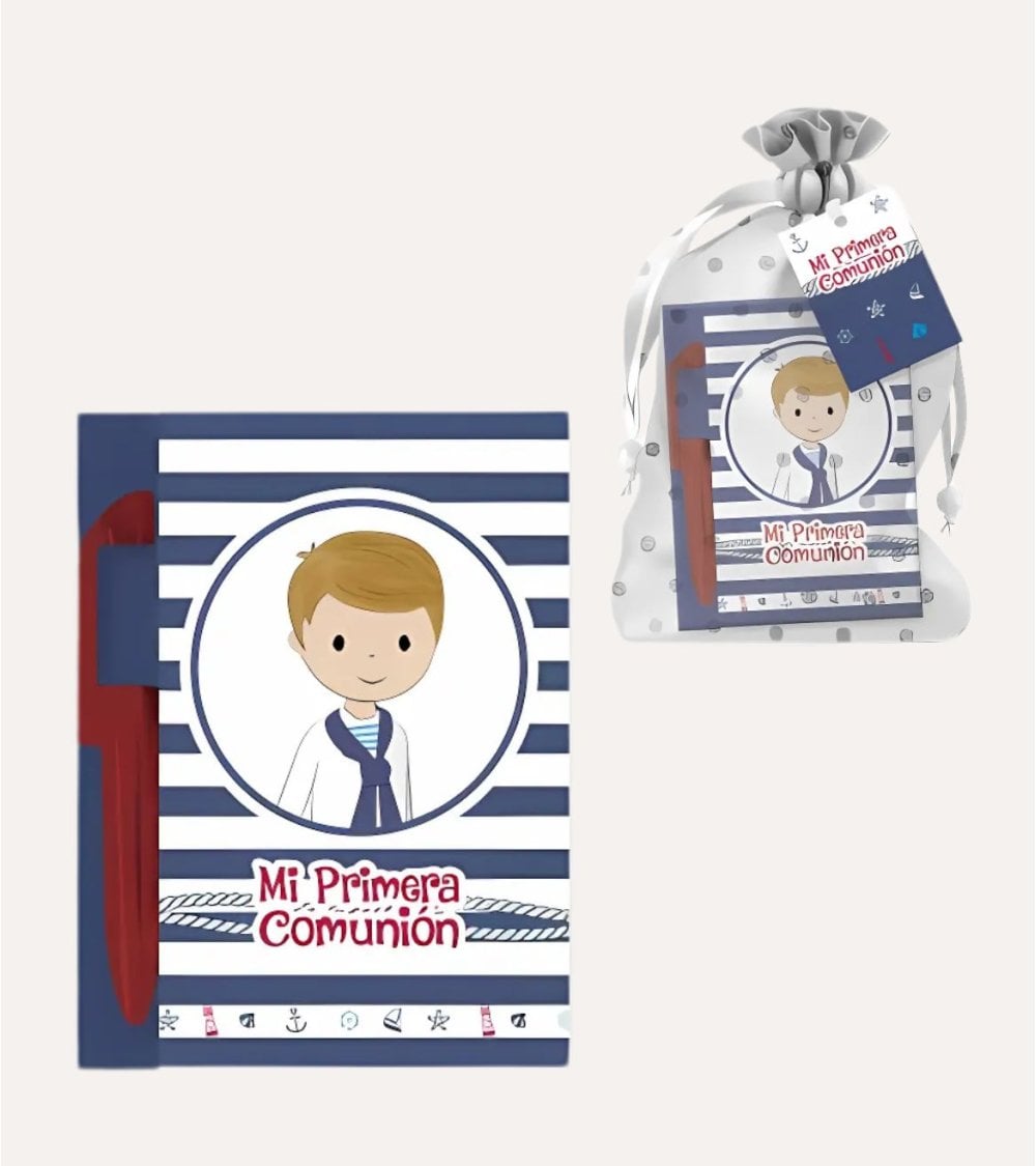 Libreta con Boligrafo de Primera Comunión