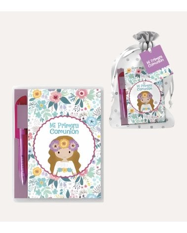 Libreta con Boligrafo de Primera Comunión