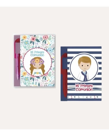 Libreta con Boligrafo de Primera Comunión