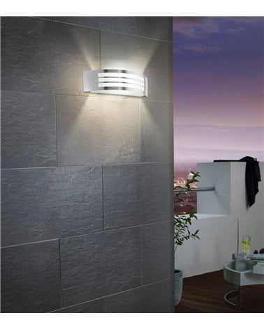 Aplique de Pared Exterior para Una Bombilla