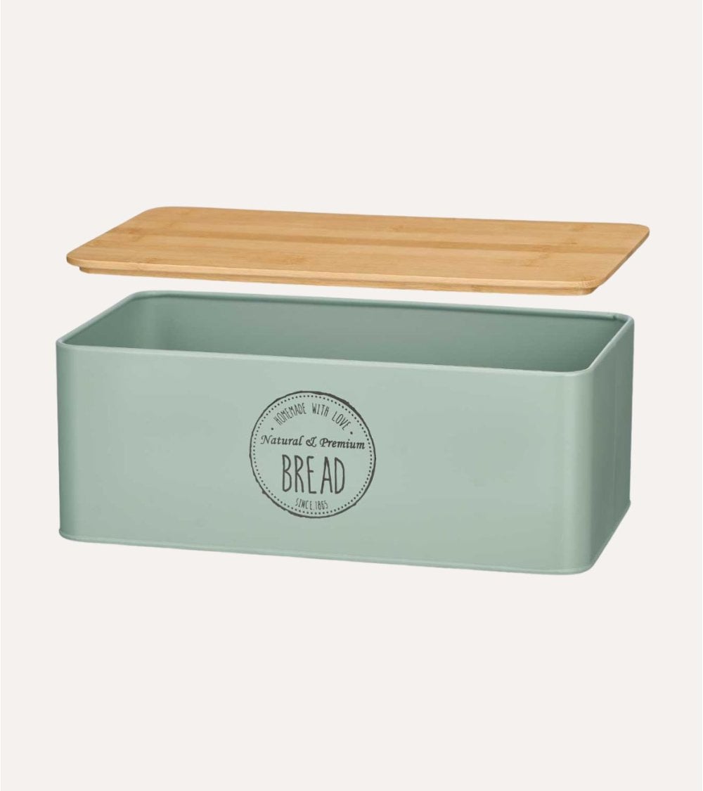 Panera Homemade de Acero y con Tapa de Bambú