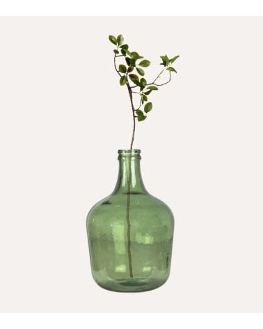 Garrafa Damajuana Olive de Vidrio