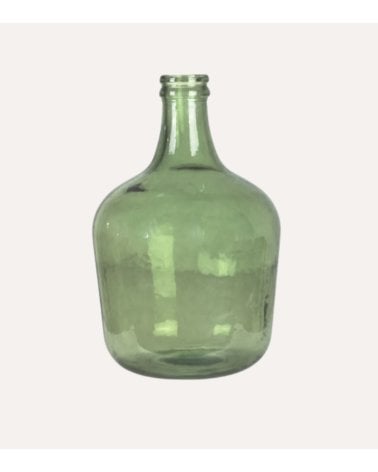 Garrafa Damajuana Olive de Vidrio