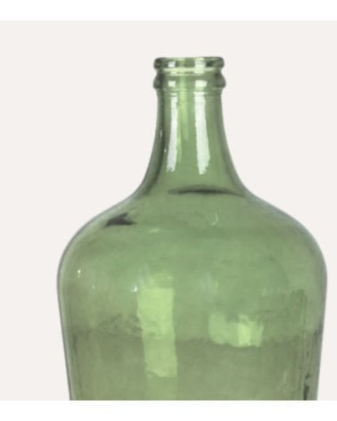 Garrafa Damajuana Olive de Vidrio