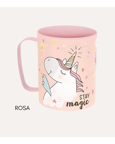 Taza Infantil Fantasy Animals de Plástico