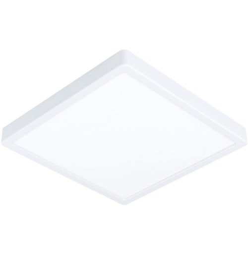 Plafón LED Cuadrado de Metal y Plástico