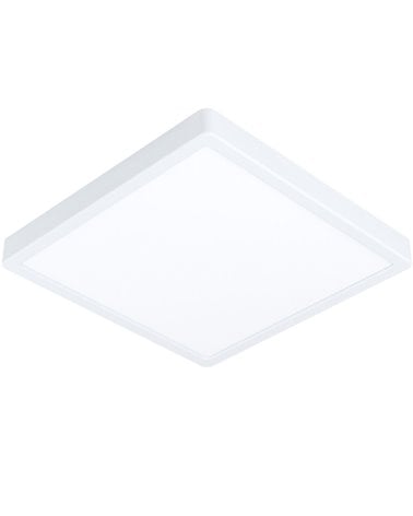 Plafón LED Cuadrado de Metal y Plástico