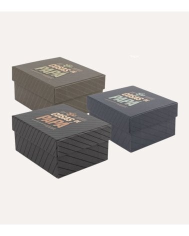 Caja de Cartón Decorativa para Papá