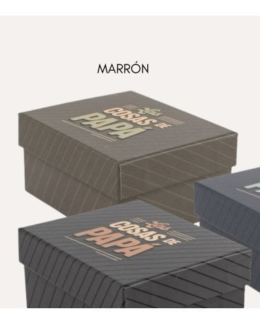 Caja de Cartón Decorativa para Papá