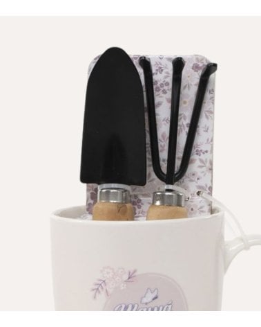 Set de Taza con Herramientas de Jardinería para Mamá