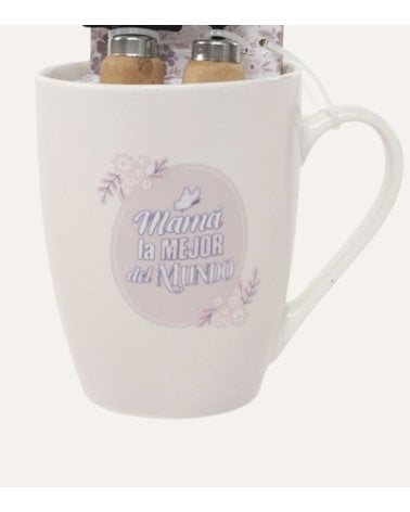 Set de Taza con Herramientas de Jardinería para Mamá
