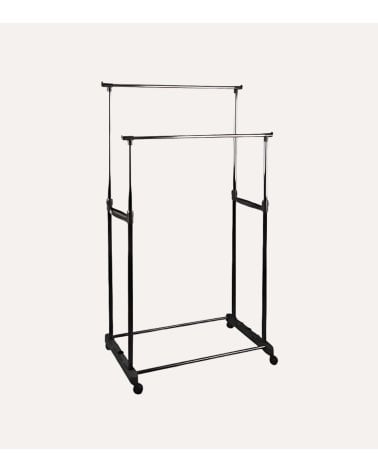 Perchero Doble Urban Living con Ruedas