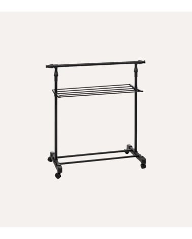 Perchero de Pie Extensible de Acero y PP