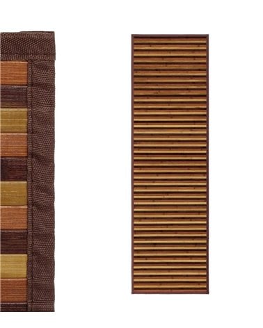 Alfombra de Bambú Pasillera con Ribete