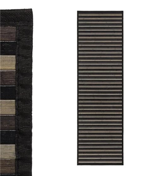 Alfombra de Bambú Pasillera con Ribete