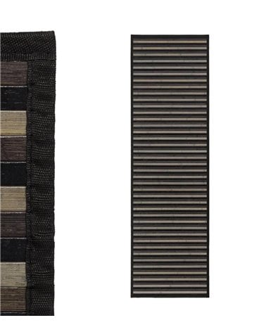 Alfombra de Bambú Pasillera con Ribete