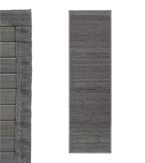 Alfombra de Bambú Pasillera con Ribete
