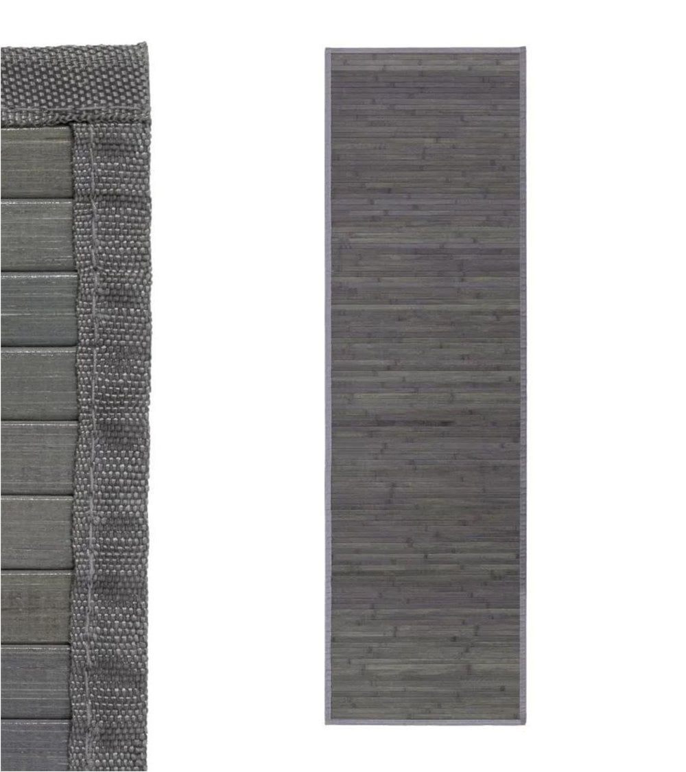 Alfombra de Bambú Pasillera con Ribete