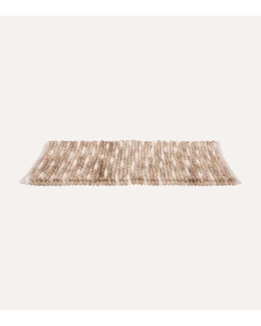 Alfombra de Baño Motas de Algodón y Poliéster