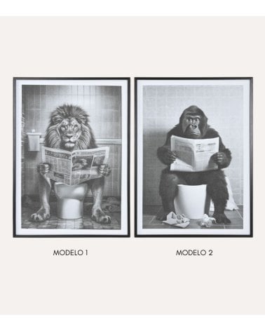 Cuadro de Animal para Decorar tu Baño