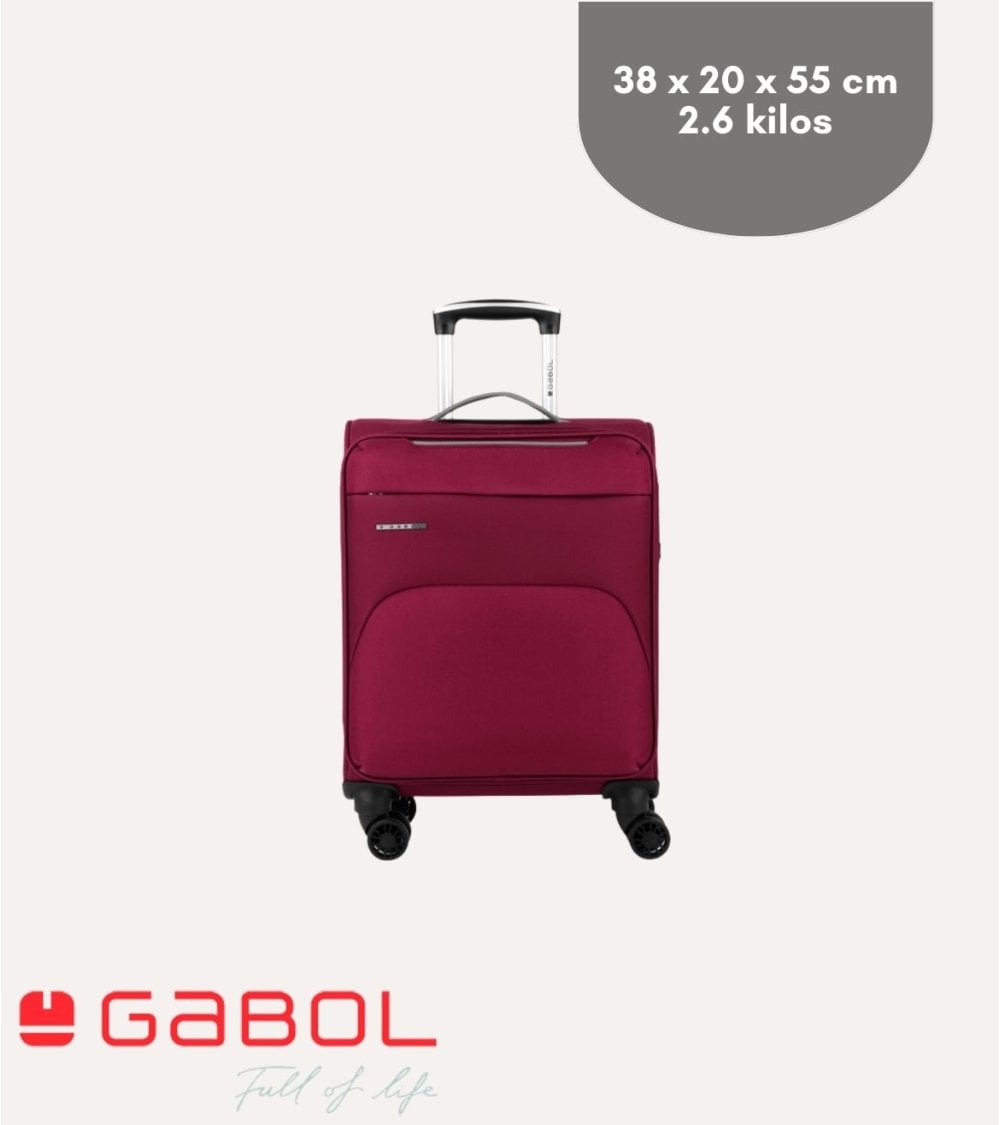 Maleta de Tela Zambia de Cuatro Ruedas