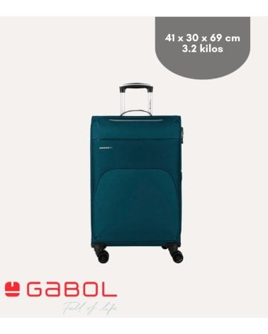 Maleta de Tela Zambia de Cuatro Ruedas