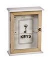 Cuelga Llaves de Madera MDF con Puerta de Cristal