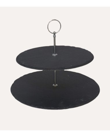 Expositor de Aperitivos de 2 Niveles de Pizarra