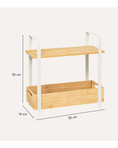 Estante Organizador de 2 Alturas para Cocina