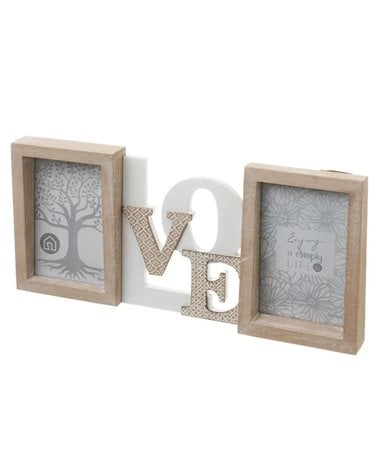 Marco de Fotos Doble para Colgar en Pared