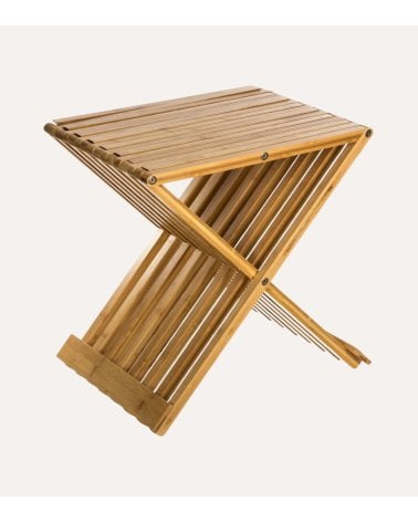 Taburete Plegable Origami de Bambú