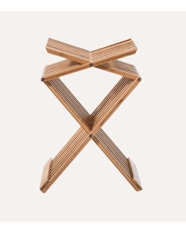 Taburete Plegable Origami de Bambú