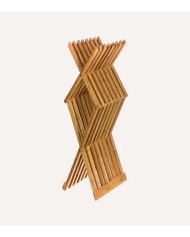 Taburete Plegable Origami de Bambú