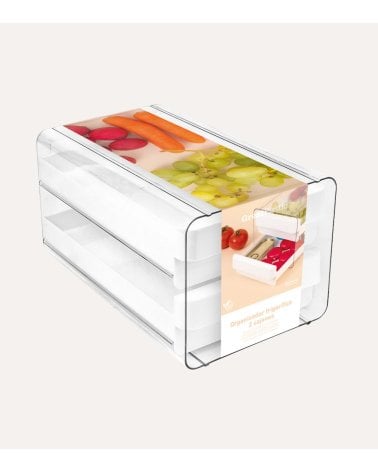 Organizador de Frigorífico con 2 Cajones