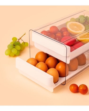 Organizador de Frigorífico Huevera y Cajón