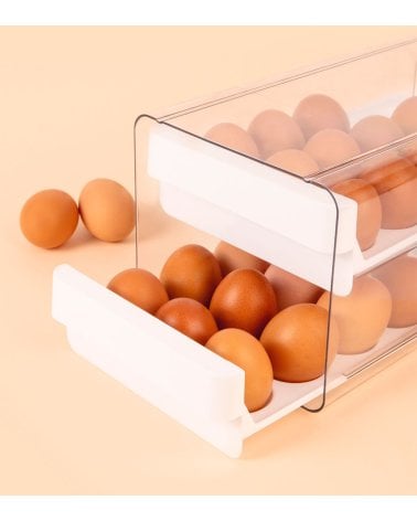 Organizador de Frigorífico con 2 Hueveras
