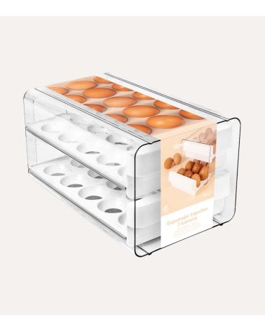 Organizador de Frigorífico con 2 Hueveras